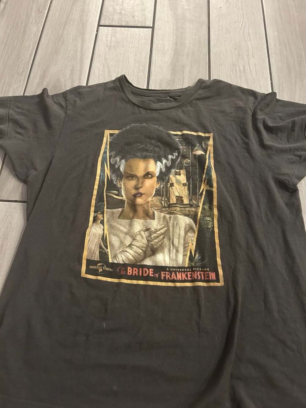 Universal Studios The Bride of Frankenstein Graphic Movie T-Shirt
